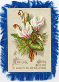 Silk Fringed Christmas Card