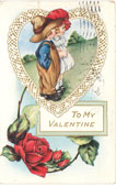 Whitney Made Valentine Postcard