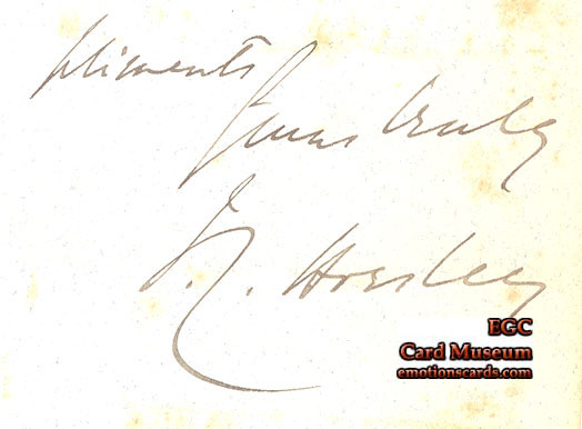 John Calcott Horsley original signature