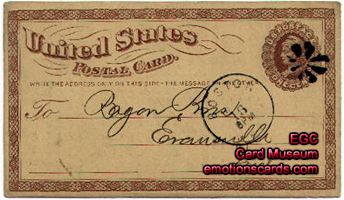 US Postal Mailing Card